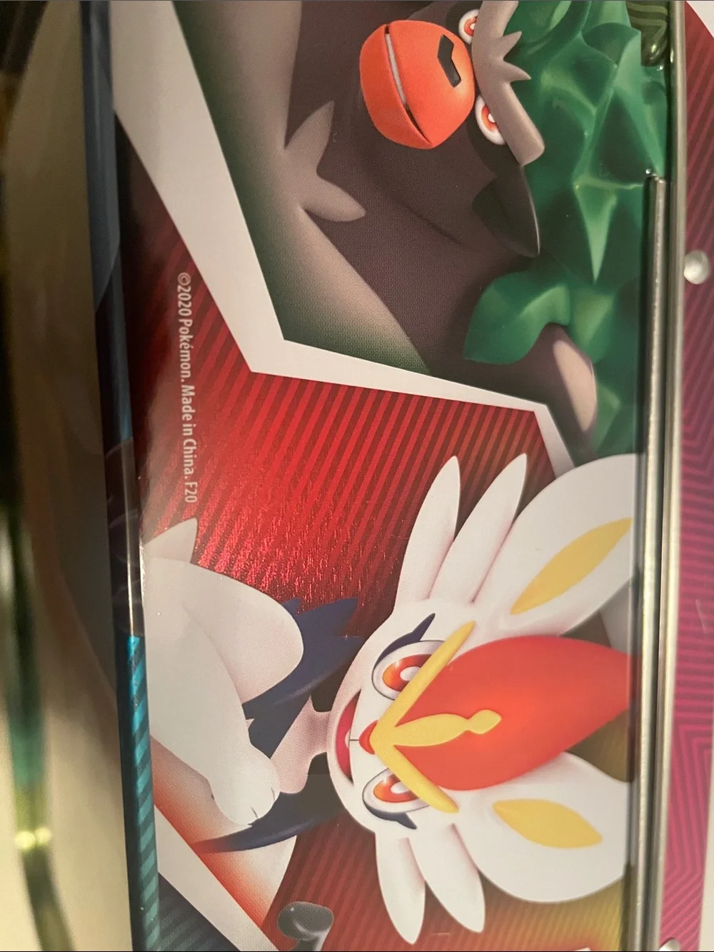 Pikachu & Charizard Small tin gaming card holder or lunch box